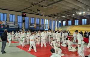 Les judokas participant à cet événement 